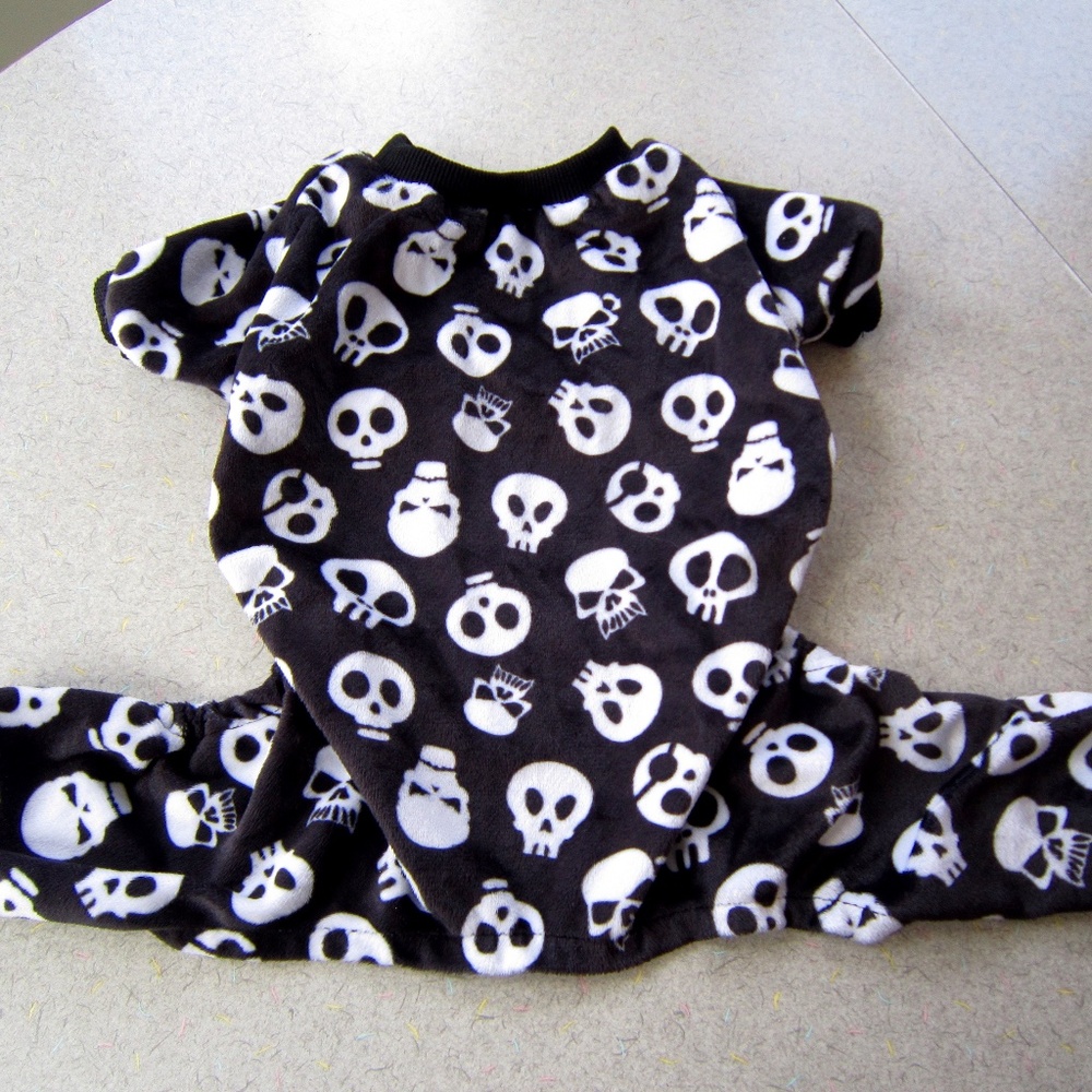 Cutebone Dog Pajamas Skeleton Print Medium